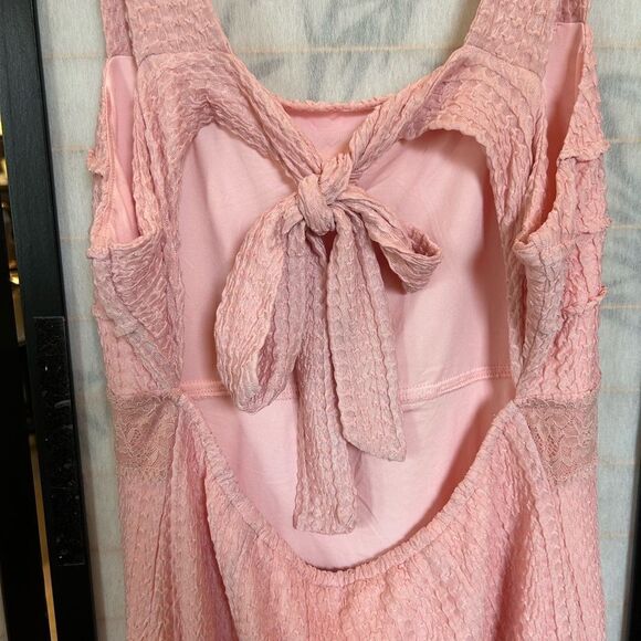 NWT MEROKEETY SUMMER SLEEVELESS SQUARE NECK TIE STRAP Lined MINI DRESS L
Bbb - Picture 7 of 14